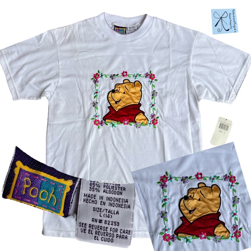 Pooh Disney Winnie the Pooh T-Shirt Kids Sz 14 New-old-Stock